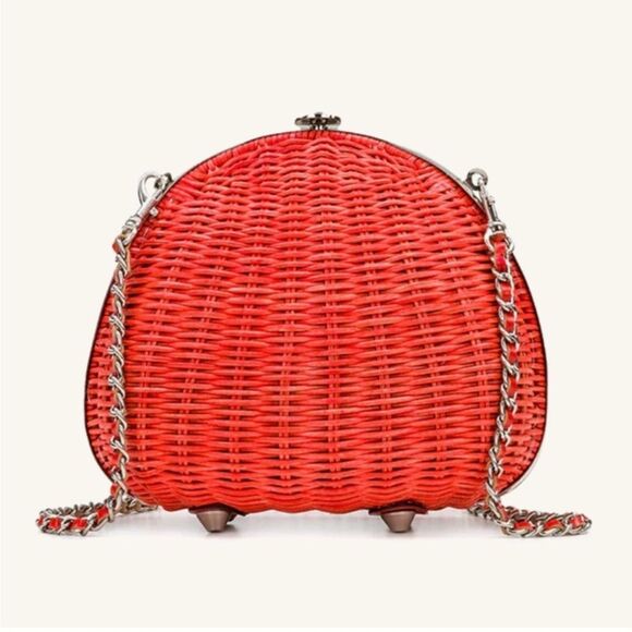 LAST CHANCE PATRICIA NASH MELFI oval rattan bag - Picture 3 of 4